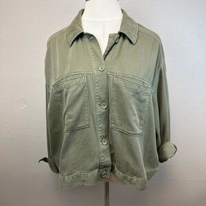 Old Navy Green Utility Jacket - Size 3X